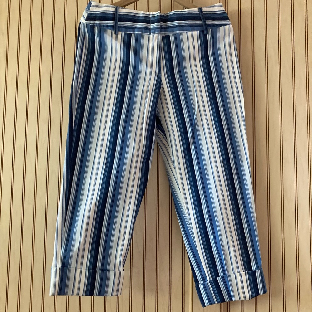 Mixit Striped Cropped Pants